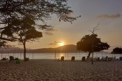SANTAMARTA : Excursion à Playa Cristal, Tayrona, transport en bateau inclus