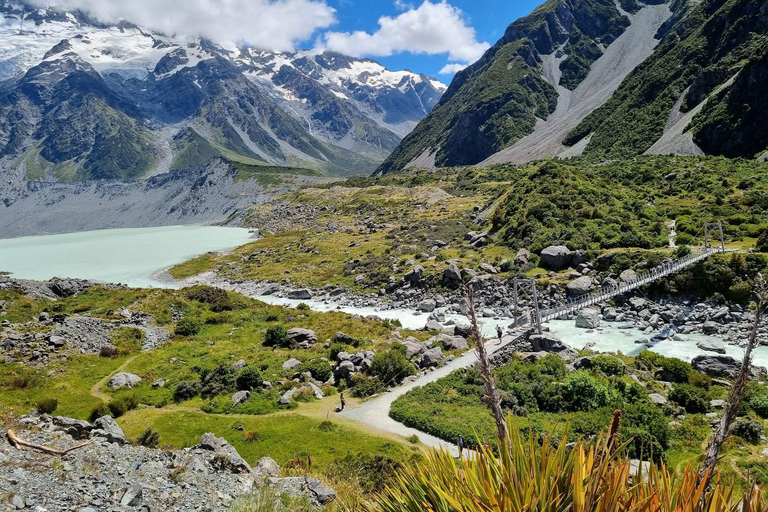 Christchurch : Visite d'une jounée privée du Mt Cook via le lac Tekapo
