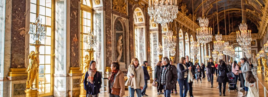 Au départ de Paris : Visite guidée privée du château et des jardins de Versailles