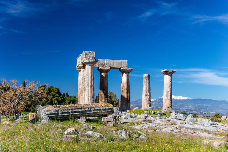 From Athens: Ancient Corinth & Nafplio Guided Day Trip Excursion with entrance tickets