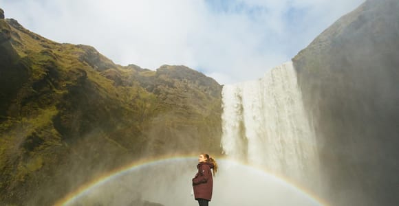 From Reykjavík: Waterfalls, Black Beach & Glacier Day Trip