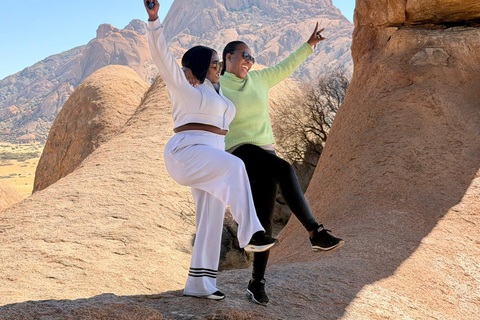 From Windhoek: 2-Day Spitzkoppe and Swakopmund Tour