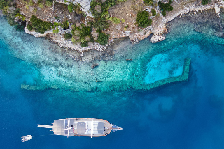 Depuis Demre : excursion en bateau d'une journée vers KekovaDepuis Demre : excursion en bateau vers Kekova