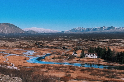 Ab Reykjavík: Tagesausflug zum Goldenen Kreis und zur Geheimen Lagune