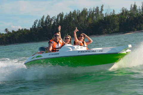 Barco de velocidade extrema a partir de Punta Cana