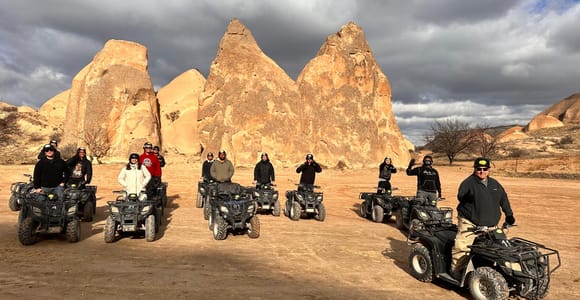 Cappadocia: Guided Sunset ATV Tour with Hotel Pickup