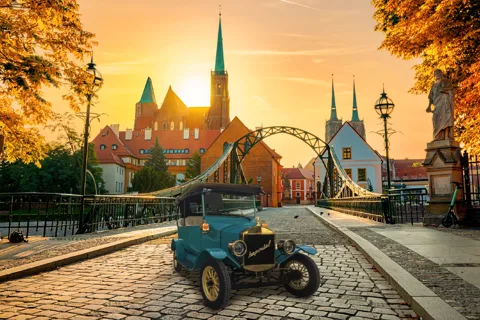 Wrocław: Tour durch die Altstadt in einem kaiserlichen E-Auto