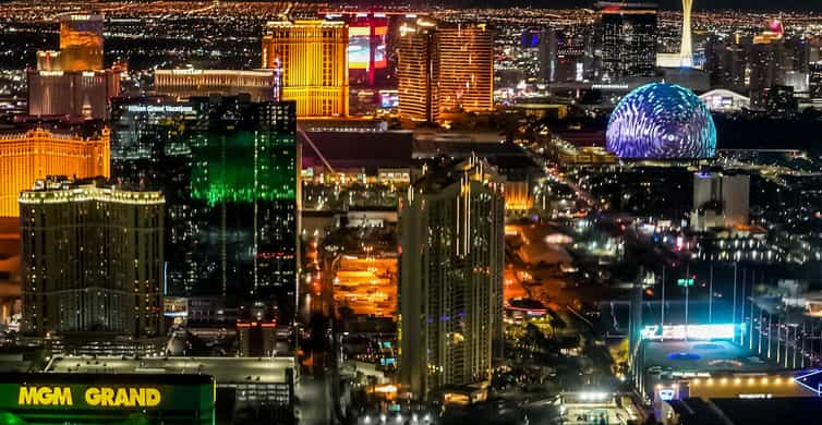 Las Vegas: Night Helicopter Flight over Las Vegas Strip photo 9