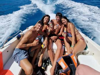 Sarande : Private Bootstour zum Strand von Krorëza und lokale Verkostung