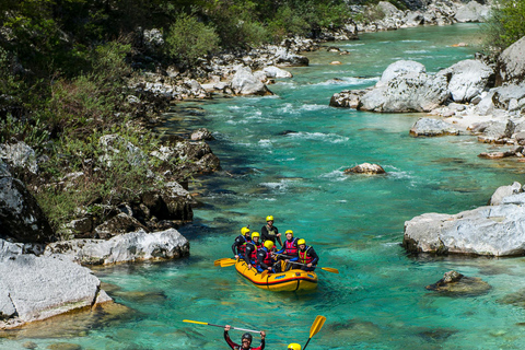 Last minute rafting in Soča valley