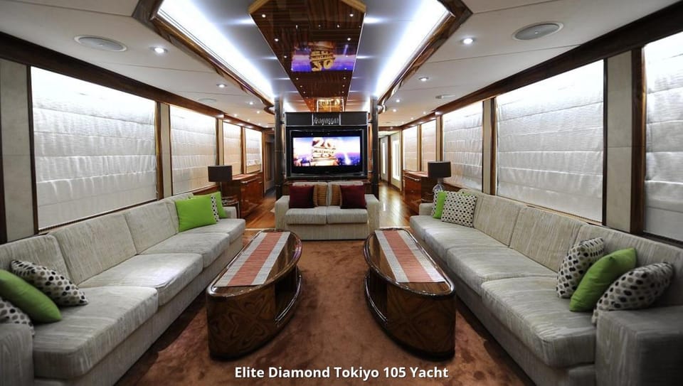 Tokiyo 105 フィート 2023 ヨット レンタル ドバイ 60 人乗り GetYourGuide