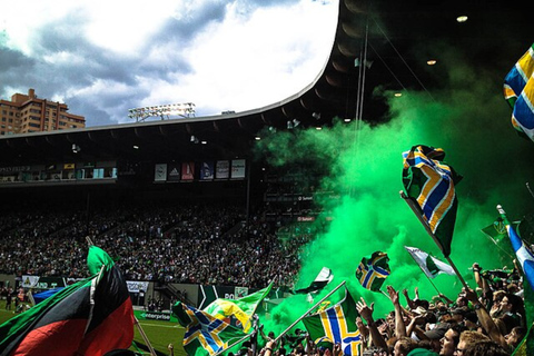 Portland Timbers Football Game at Providence Park Longside Lower - Central