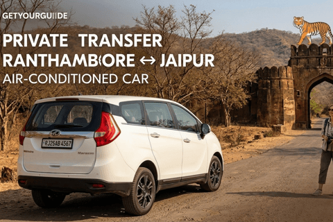 From Jaipur: Private Transfer to/from Ranthambore and Jaipur