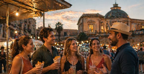 Street Food & Cinema Experience in Palermo