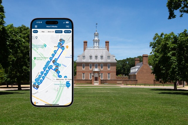 Visit Colonial Williamsburg Self-Guided Walking Tour in Jamestown