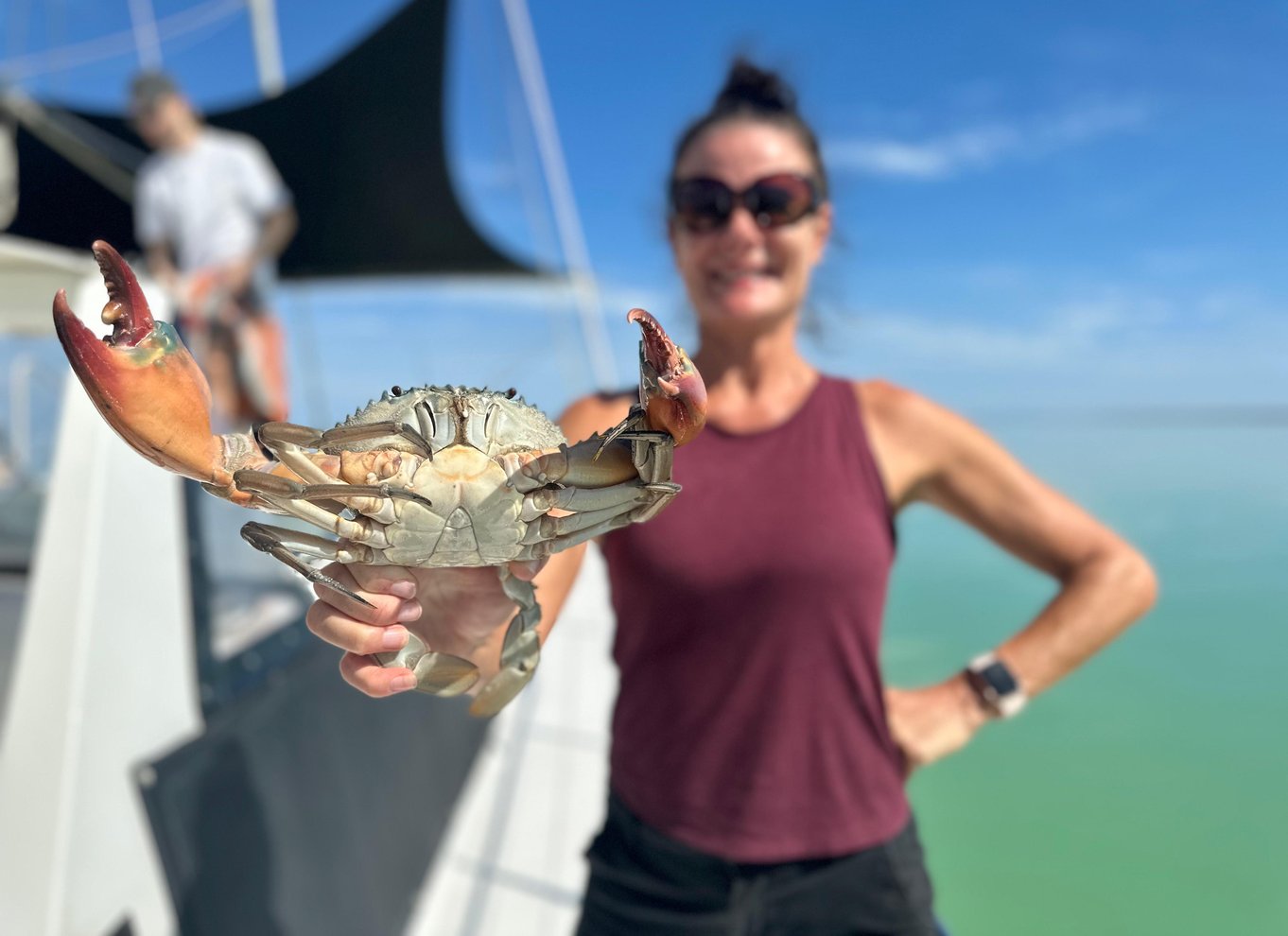 Broome: Mudderkrabbe-bådtur med frokost og transport