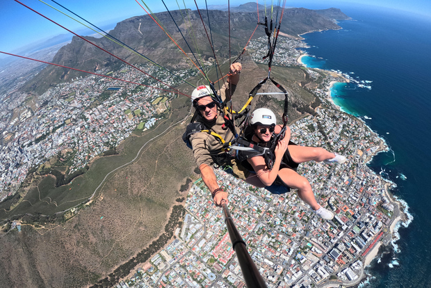 Città del Capo: Parapendio in tandem con vista sulla Table Mountain