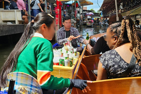 Mercado de trens (Rom Hub), mercado flutuante e passeio pelo Lago Salgado