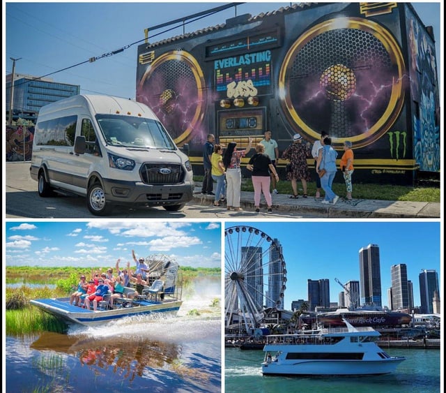 Miami: Triple Combo Exploración del Pantano, la Ciudad y el Mar