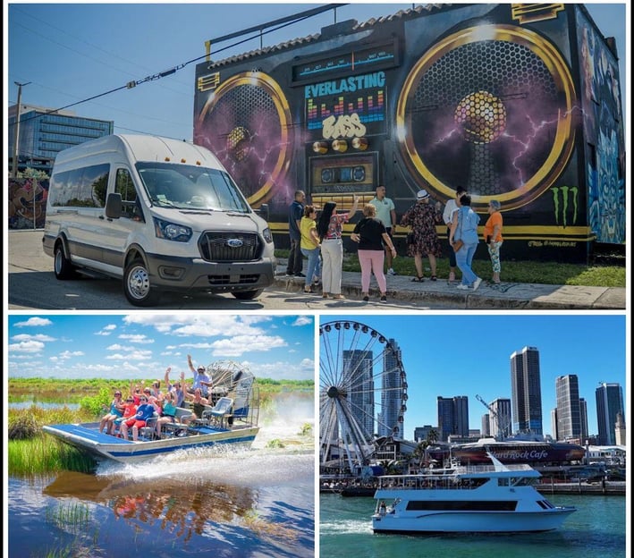 Miami: Triple Combo Exploración del Pantano, la Ciudad y el Mar