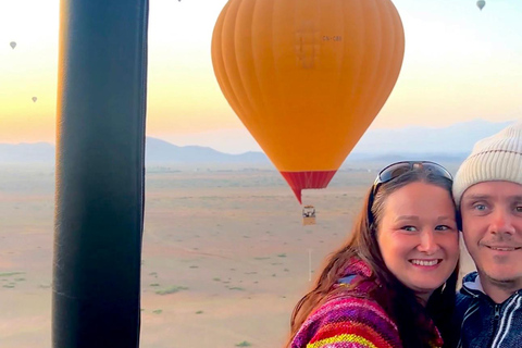 Marrakech: Volo in mongolfiera, colazione berbera e giro in cammello