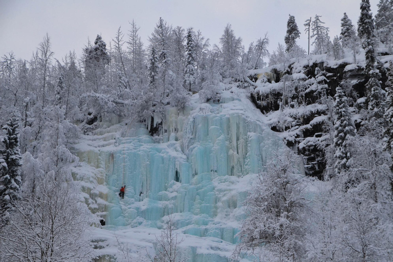 Ab Rovaniemi: Tour durch die Korouoma-Schlucht und die gefrorenen Wasserfälle