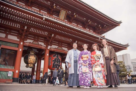 Experiencia tradicional de alquiler de kimonos en TokioTokio: Alquiler de Kimonos por 1 día