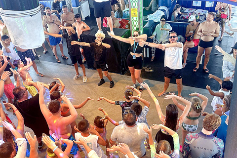 Alanya: Grand Pirate Ship Cruise – Caves, Bar & Foam Party All-Inclusive Drinks + Hotel Transfer