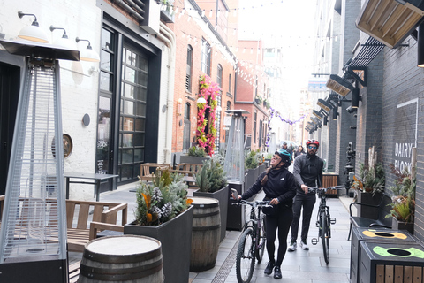 Passeio de bicicleta e bebida no RiNo e no centro da cidade