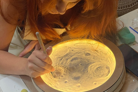 Antalya: Illuminated Moon Decor Workshop Relief & LED Light