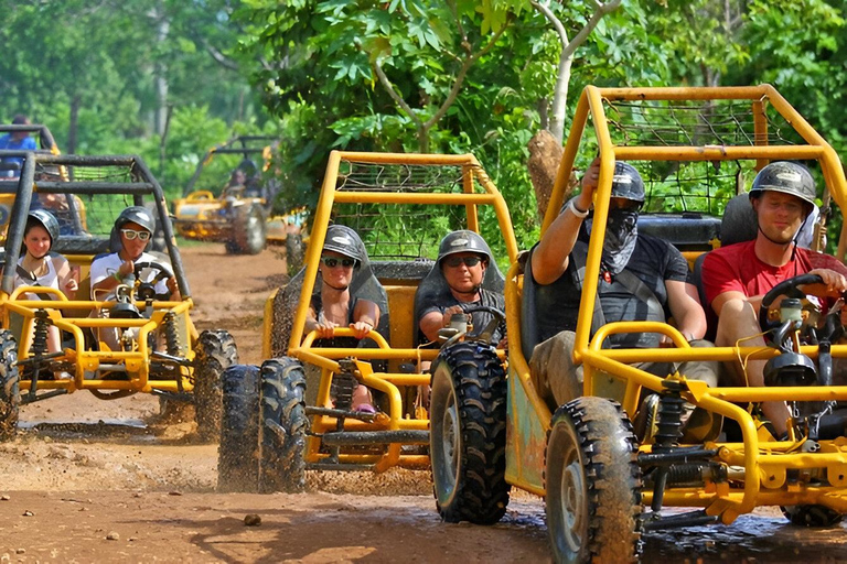 Punta Cana: Excursão de buggy com praia de Macao e mergulho na grutaDune Buggy Double (dois lugares)