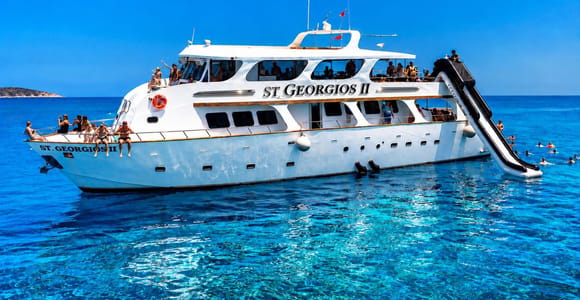 Protaras: Turtle Dream Lux-Yacht Big Slide & Optional BBQ