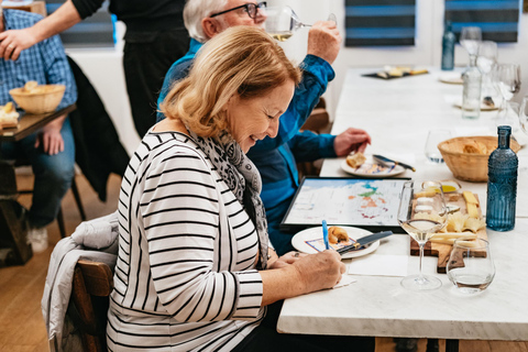 Paryż: Degustacja wina z 6 winami i deską serów