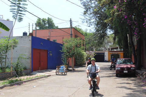 Passeio gastronómico de bicicleta eléctrica por Oaxaca.