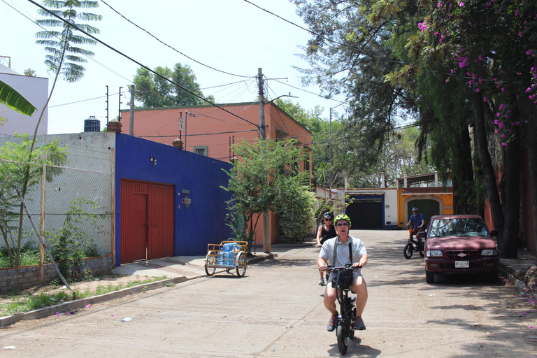 Gastronomisk rundtur med elcykel genom Oaxaca.