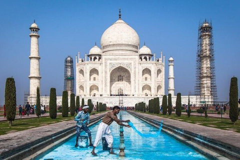 Da Delhi: Tour privato del Taj Mahal e della città di Agra con auto Suv