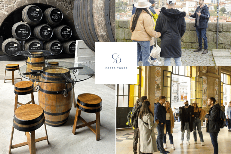 Porto : visite guidée à pied de la ville et dégustations de vins de PortoVisite à pied et vin de Porto