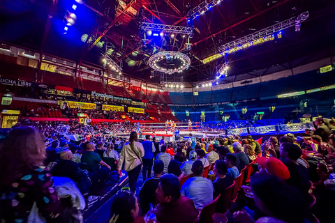 Mexico City: Mexican Lucha Libre Experience & Mezcal Tasting Tour with Lucha Libre Show at Arena Coliseo