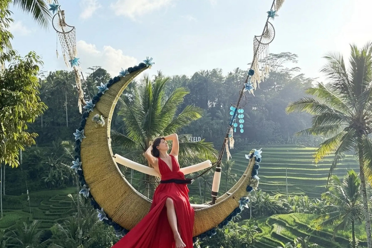Bali: ATV + Zipline Swing & Sky Bike in Ubud Rice Field ATV Tandem + U Fun Field ULTIMATE Package (All 4 Games)