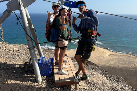 Zipline - Santa Maria, wyspa Sal, Wyspy Zielonego Przylądka