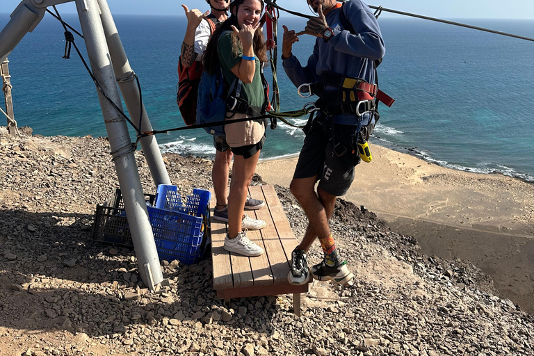 Zipline - Santa Maria, wyspa Sal, Wyspy Zielonego Przylądka