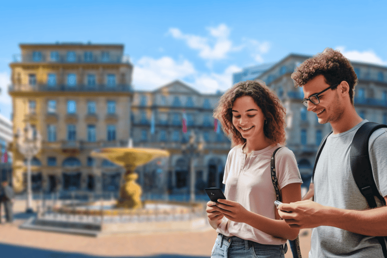 Excursão a pé histórica autoguiada por Frankfurt