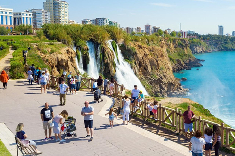 Antalya: Old Town, Düden Falls & Cable Car & Dino Park Visit 2 Waterfalls & Old Town & Lunch