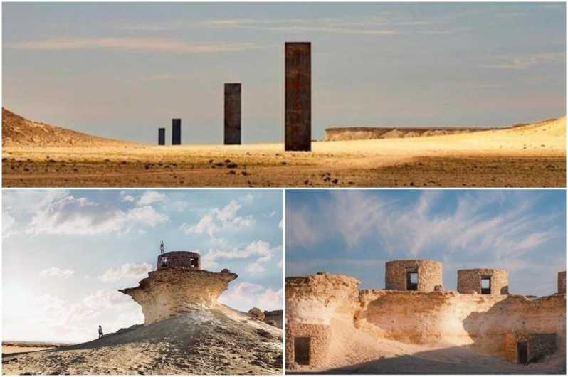 Doha: West Coast Tour ,Richard Serra Sculpture, Zekreet