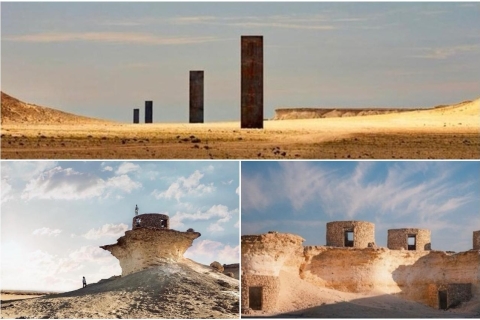 Doha : West Coast Tour ,Richard Serra Sculpture, Zekreet