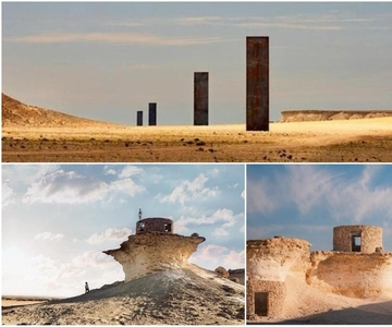 Doha: Richard Serra Sculpture, Zekreet and West Coast Tour