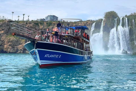 Antalya: Duden Waterfall Relax Boat Trip with Lunch Relax Boat Trip with Hotel Pick Up and Lunch