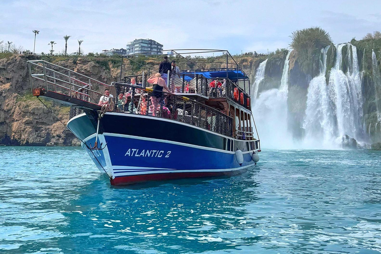 Antalya: Duden Waterfall Relax Boat Trip with Lunch Relax Boat Trip with Hotel Pick Up and Lunch
