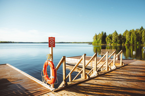 Rovaniemi: Private Wood-Heated Lakeside Sauna & Arctic Bath