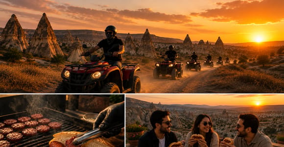 Cappadocia: ATV Tour & Barbecue at Sunset